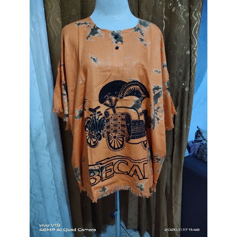 BAJU BARONG BALI JUMBO XXL/XXXL BAJU KHAS BALI BERCAK PRIA WANITA