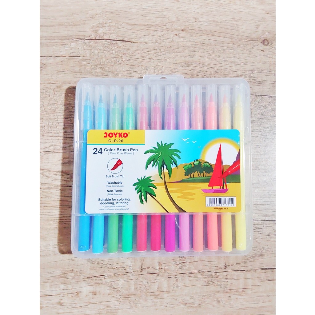 

Color Brush Pen/Brush Pen Joyko 24 warna CLP-26