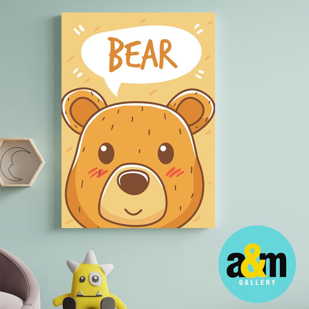 Hiasan Dinding Kamar Bayi (A4) Pajangan Anak Dekorasi Bayi Wall Decor Tema Pajangan Bayi - A&amp;M