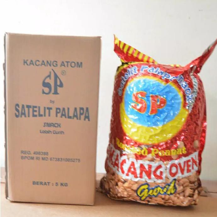 

Kacang Atom Cap Satelit Palapa/ 1 Dus Isi 5Kg Titanium.Store1