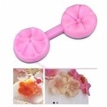 cetakan silikon puding coklat bunga sakura 3D