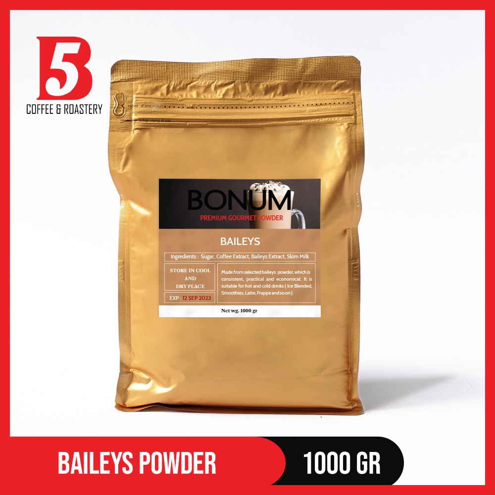 

Bubuk Minuman | Powder Drink | Rasa Baileys 1kg | Merk Bonum