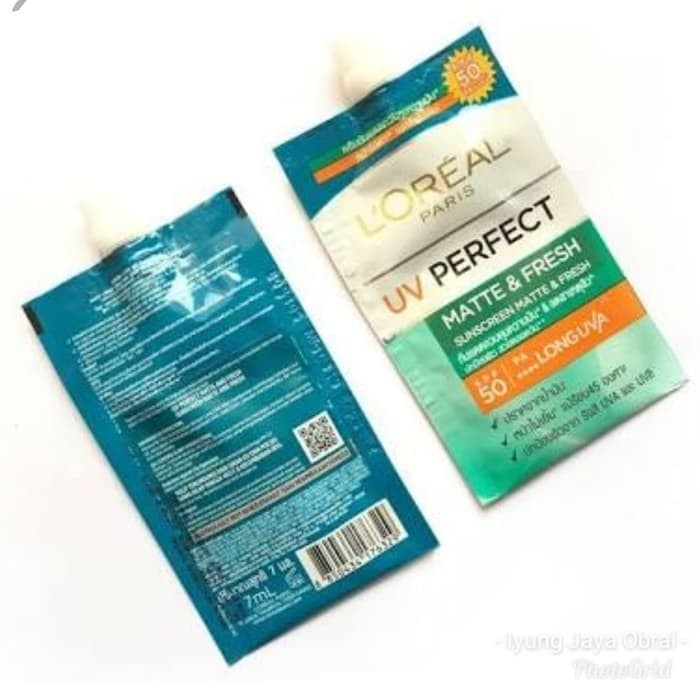 LOREAL UV Perfect Matte And Fresh Sunscreen SPF 50+++ (7ml/Sachet) - 1 pcs