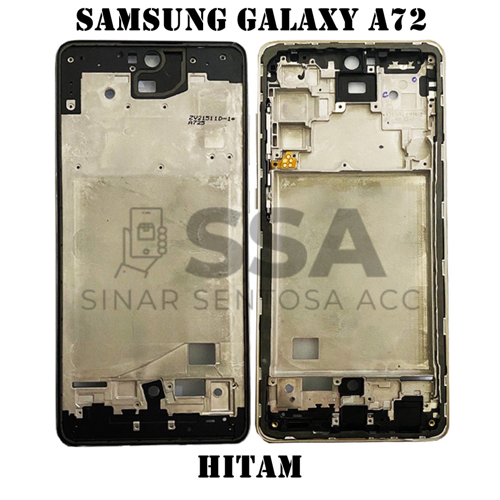 Tulang Tengah Middle Frame LCD Samsung Galaxy A72 Original 100% Tulang Casing Bezel Bezzel Bazel Handphone HP Ori Original Awet Murah A 72