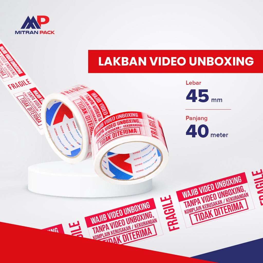 TERBARU!! LAKBAN FRAGILE Unboxing  1 PCS JANGAN DI BANTING MULTIFUNGSI