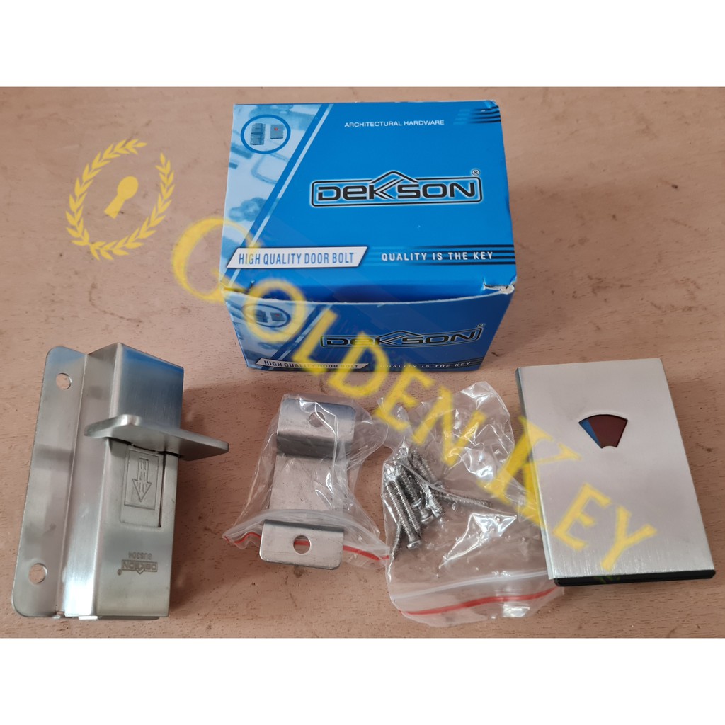 Kunci Grendel Slot Lavatori Dekkson Dekson KLV 021LI SSS Toilet WC