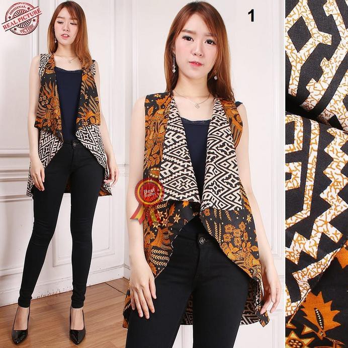 VEST WANITA ROMPI BAJU LUARAN OUTER MURAH CEWEK TERBARU KOREA STYLE FASHION MURAH