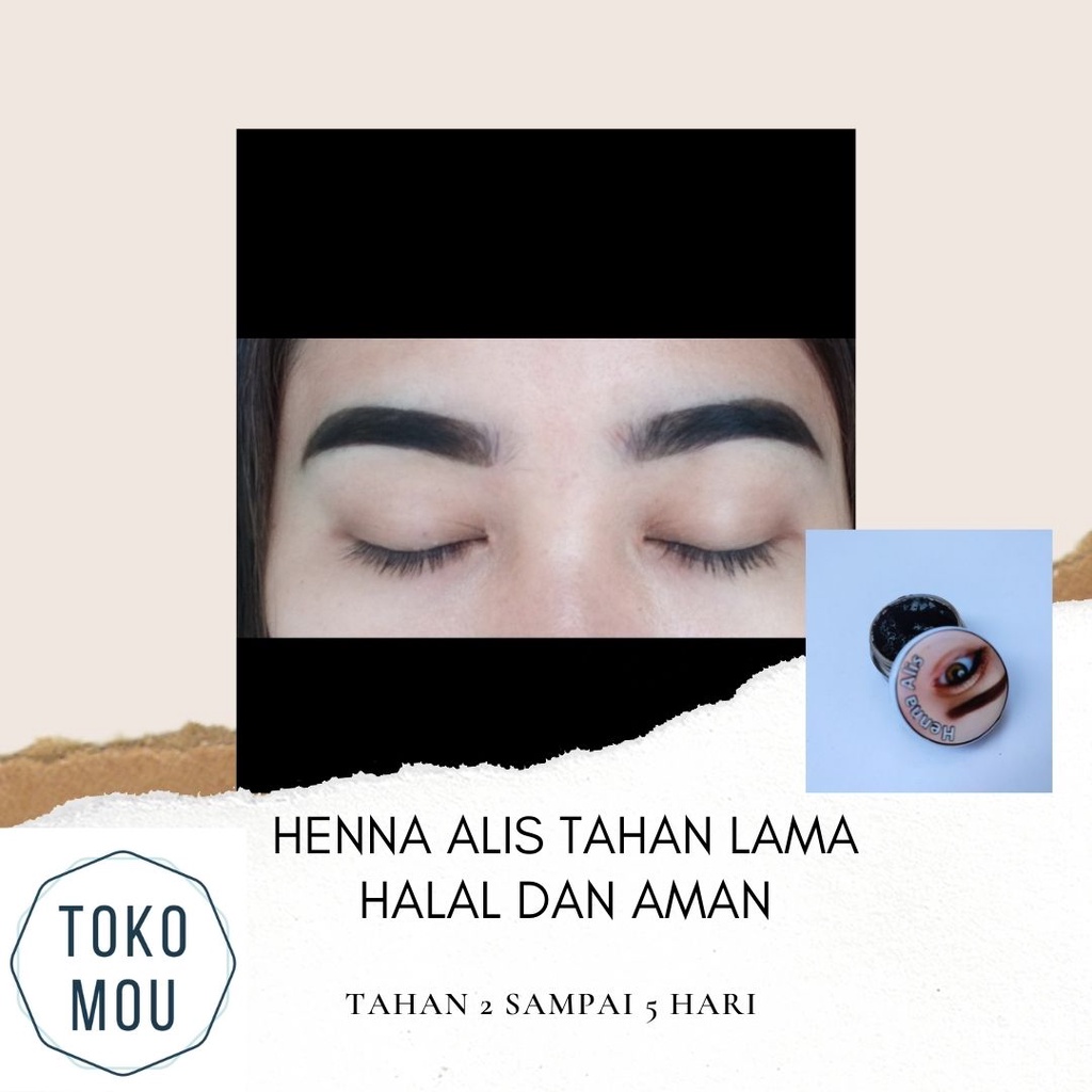 HENNA ALIS HALAL TAHAN LAMA 2 - 5 HARI