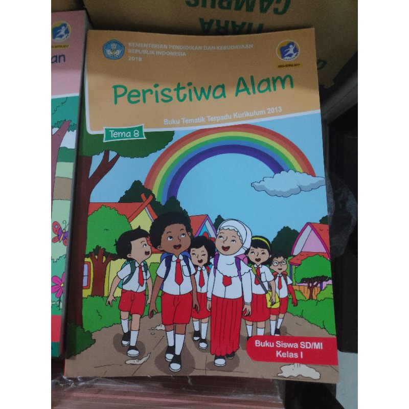 BUKU TEMATIK SD KELAS 1 TEMA 8 PERISTIWA ALAM
