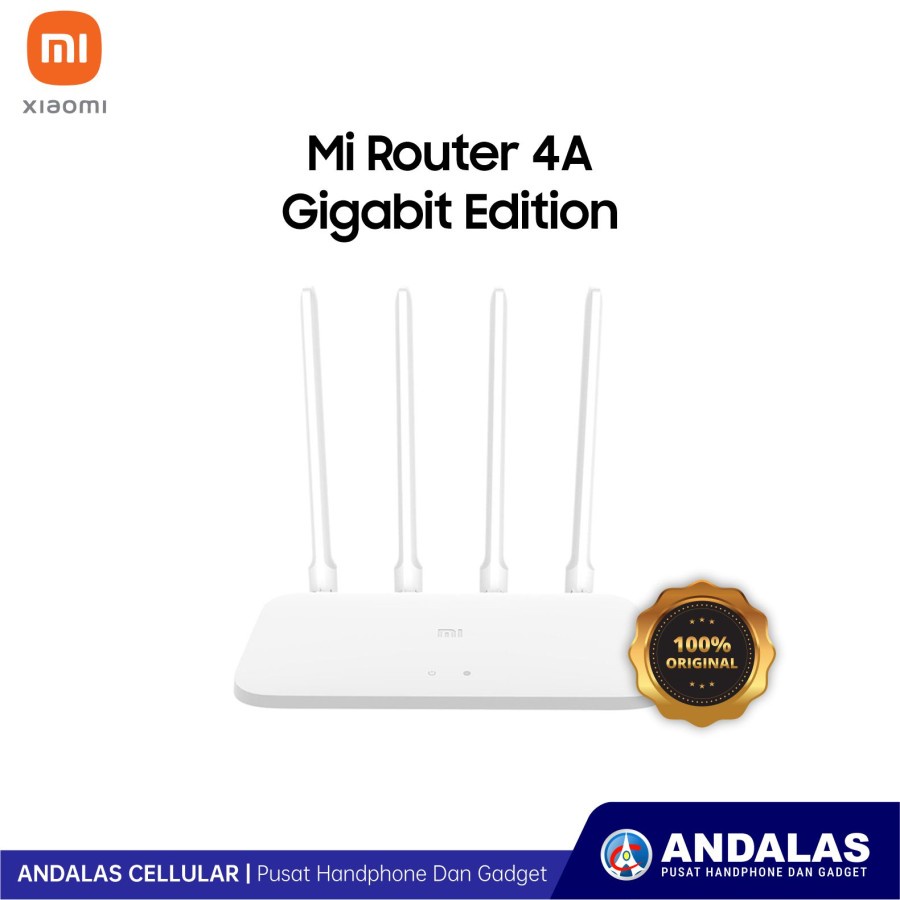 IOT XIAOMI MI ROUTER 4A GIGABIT EDITION GARANSI RESMI - White