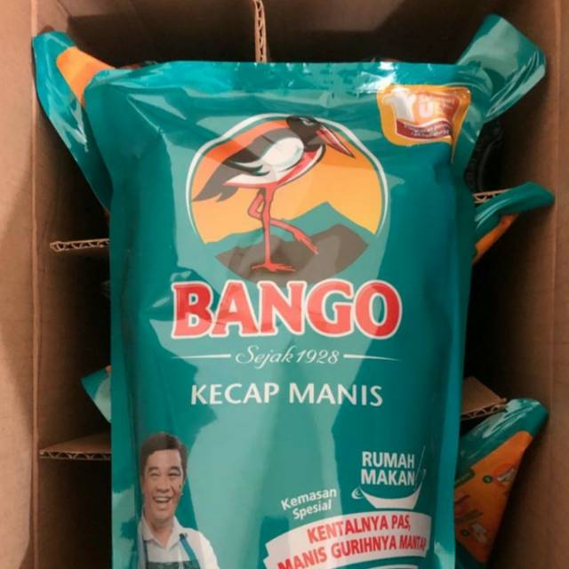 Kecap Bango 1,6kg / 1.525kg Refil DUS per Karton isi 6pcs GOSEND