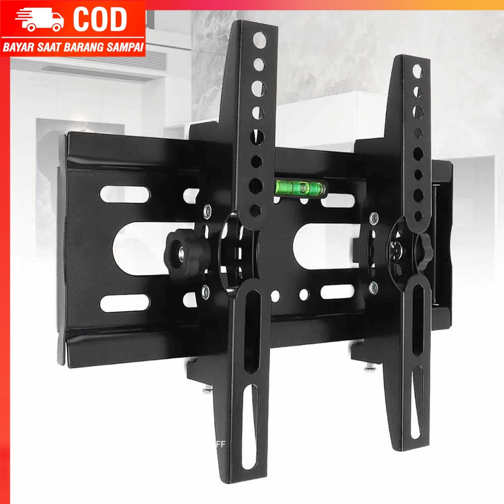 (100% BARANG ORI) CNXD Wall Bracket TV Mount Flat Panel 20x20cm Pitch for 14-42 Inch TV