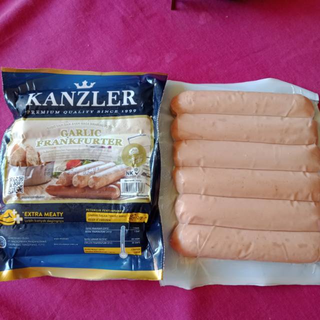 

Kanzler garlic Frankfurter 360gram