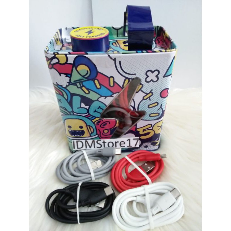 Foomee NK10E Kabel Data Type-C 2.4A Max Original Fast Charging Cable 100cm USB-C