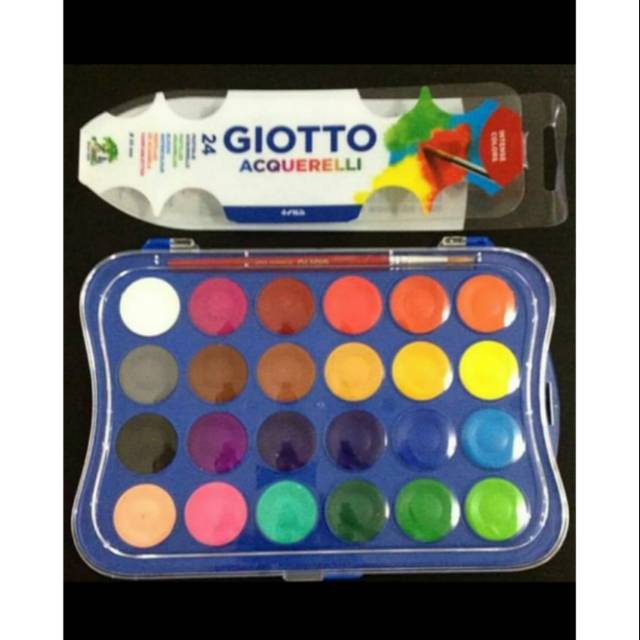 

Cat Air Untuk Anak Giotto Acquerelli mini 24 Warna - 23 mm