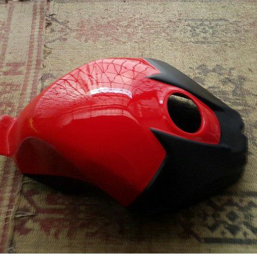Cover tangki ninja 250fi  kondom tanki ninja fi old 250 model BMW MERAH