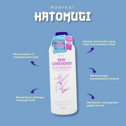 AUTUMN TONER WITH HATOMUGI EXTRACT 500 ML BPOM (Free Botol Spray)