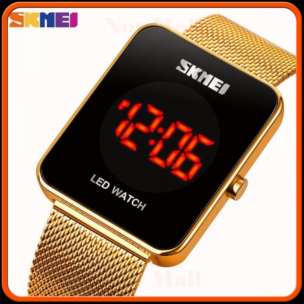 SKMEI Jam Tangan Digital Pria Strap Stainless Steel - 1900