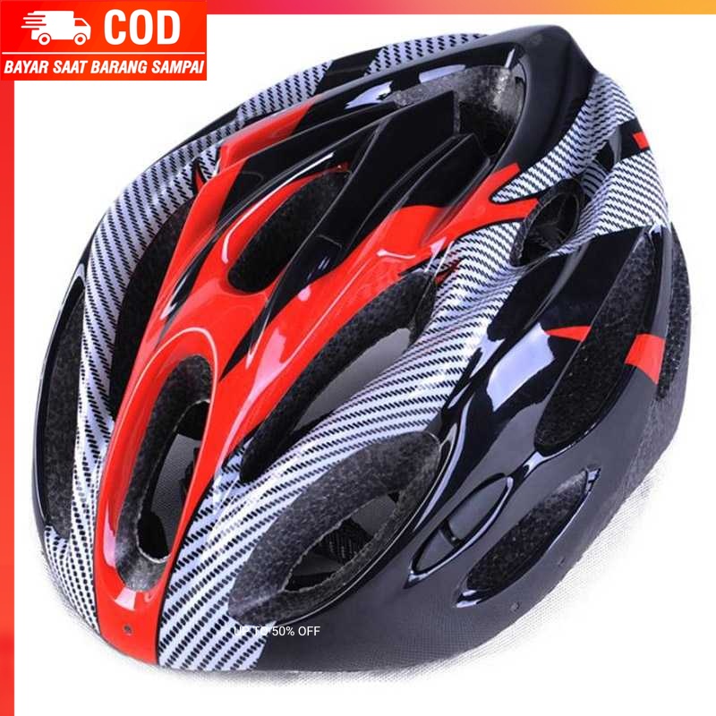 (100% BARANG ORI) TaffSPORT Helm Sepeda EPS Foam PVC Shell - x10