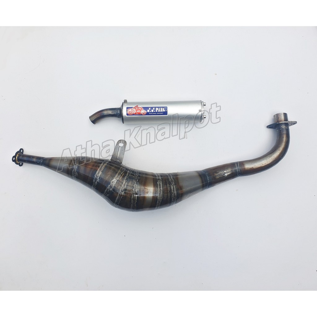 Knalpot YY PANG Fiz R Kolong Force1 Model Bm Power 2tak Plat Galvanis