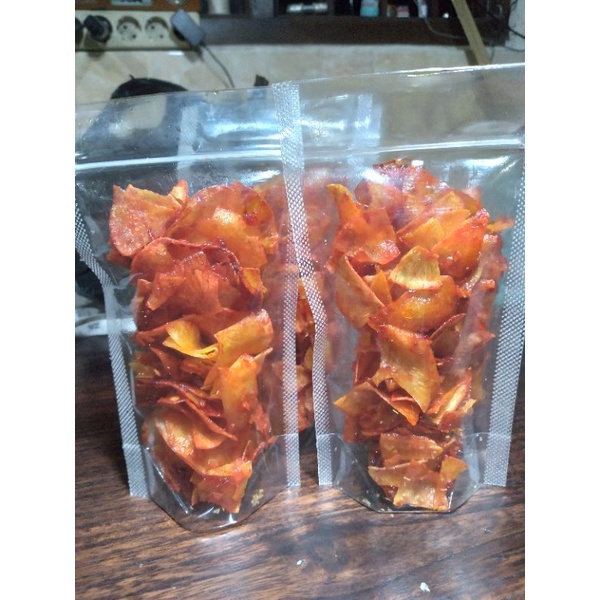 

keripik singkong pedas cabe 100% asli