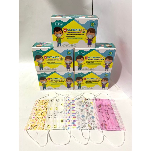 Masker anak 3ply isi50pcs