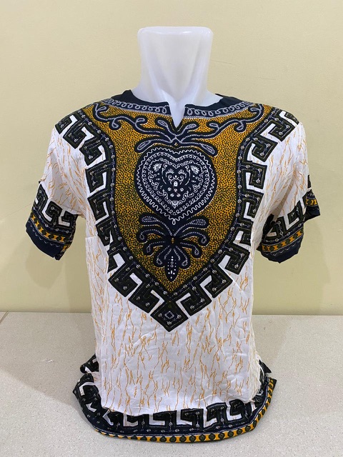 BAJU BATIK UJE DASAR PUTIH (REAL PICT) all sz