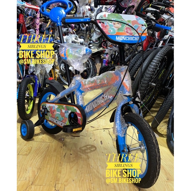 SEPEDA BMX ANAK MONCHICHI 12 INCH DISERTAI DORONGAN