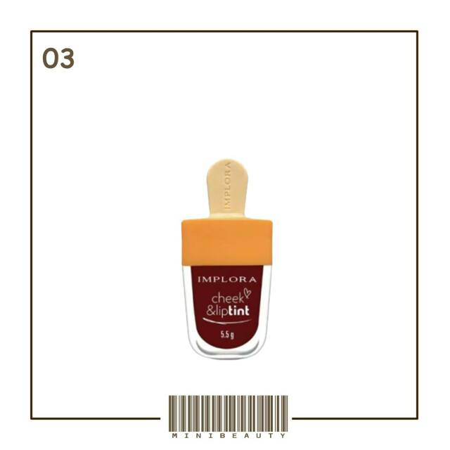 Implora liptint cheek lip tint original bpom