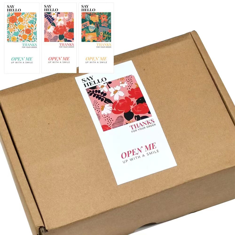 

20pcs Pretty Colorful Flower Seal Sticker Stiker Seal Cantik Online Shop Packaging Label Segel Box