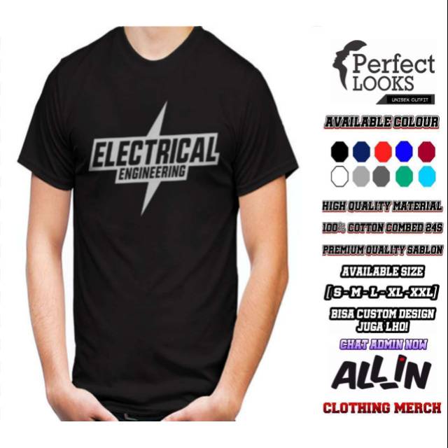 KAOS ENGINEERING ELECTRICAL ENGINEERING KAOS PRIA KUALITAS DISTRO