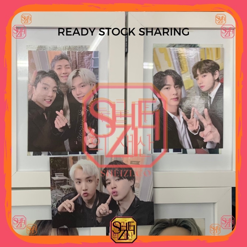 [READY INA] SHARING FLEECE PTD ZIP-UP HOODIE OFFICIAL PC | redi kamar taejin namgikook hopemin