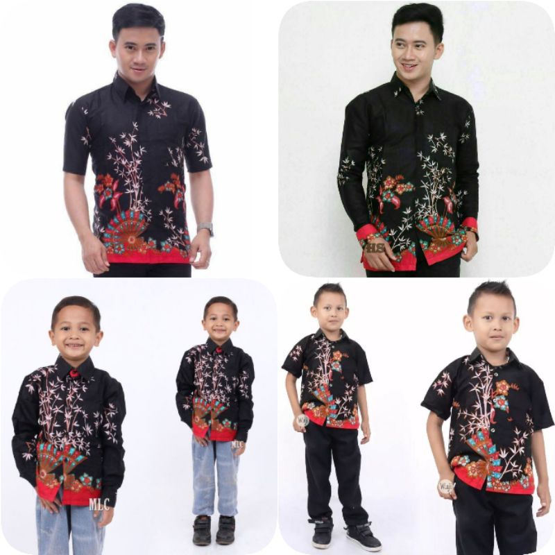 Couple Batik Ayah dan Anak Laki-laki Termurah / couple batik ayah dan anak terbaru motif mataram