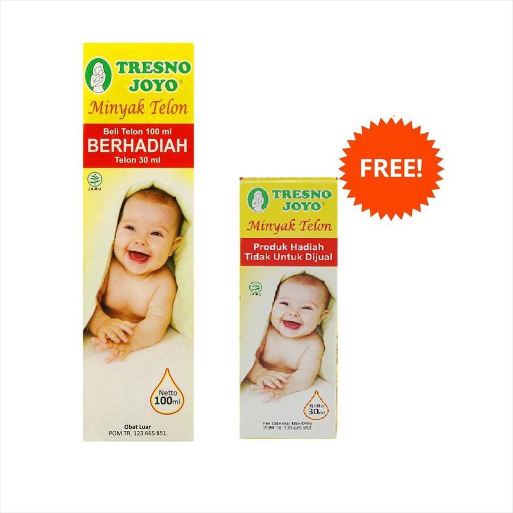 TRESNOJOYO Minyak Telon 100ml Free 30ml