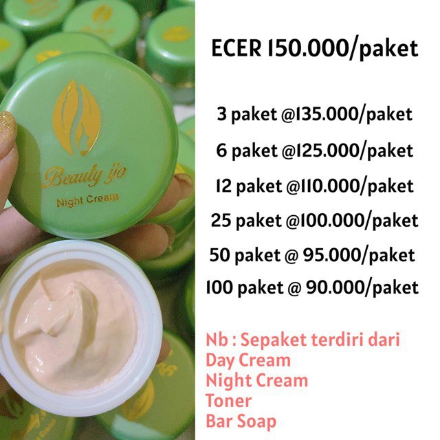 Super Hot skincare cream beauty ijo kemasan terbaru Baru
