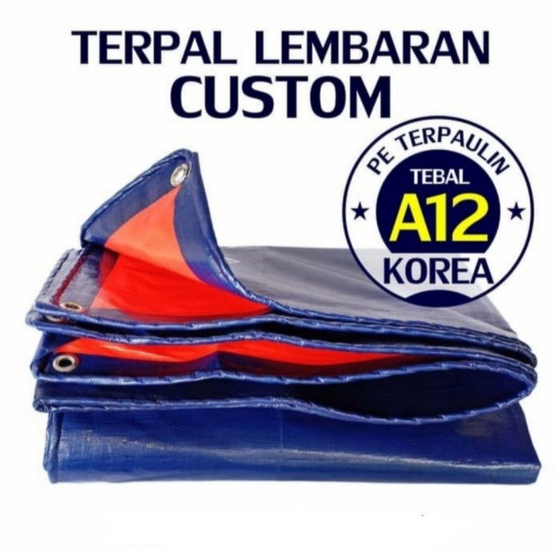 terpal plastik tipe A12 Korea uk 3x5