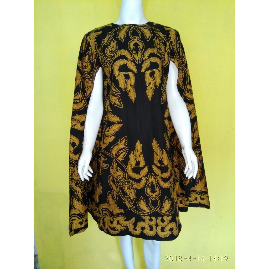 Dress Batik Butterfly Motif Lung-Lungan