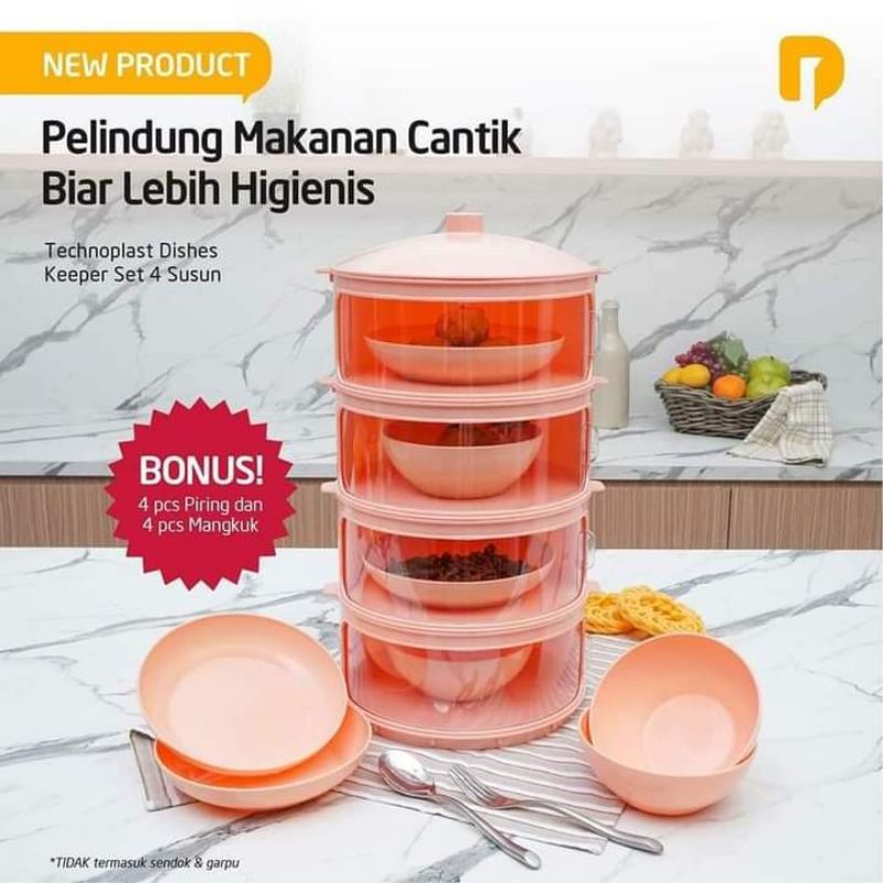 Tudung Saji 4 Susun Merk Technoplast