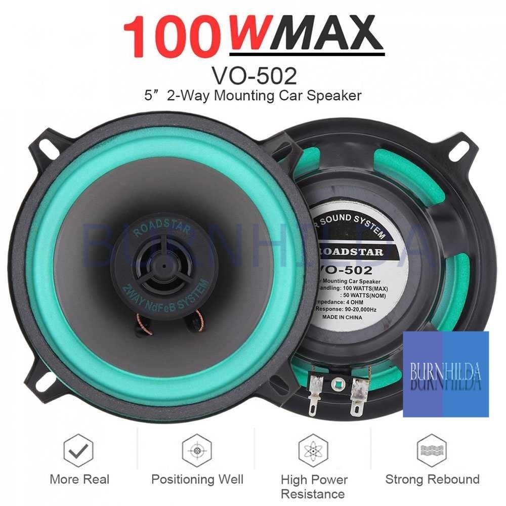 Speaker Subwoofer Mobil HiFi 5 Inch 100W 1 PCS accesoris mobil burnhilda