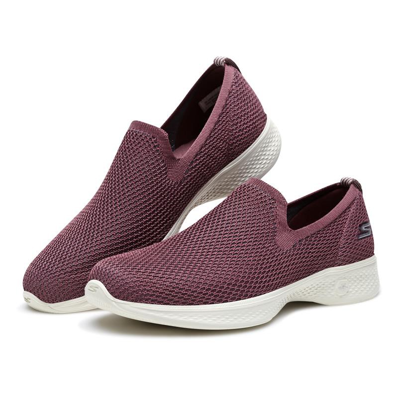  Sepatu  Skechers  Go Walk 4 Privilege Slip On Mauve Casual  