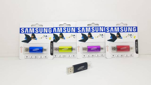 Flashdisk &amp; OTG Samsung 2GB REAL CAPACITY Flash Disk OTG Micro 2GB Flashdisk OTG 2GB GARANSI 5 TAHUN