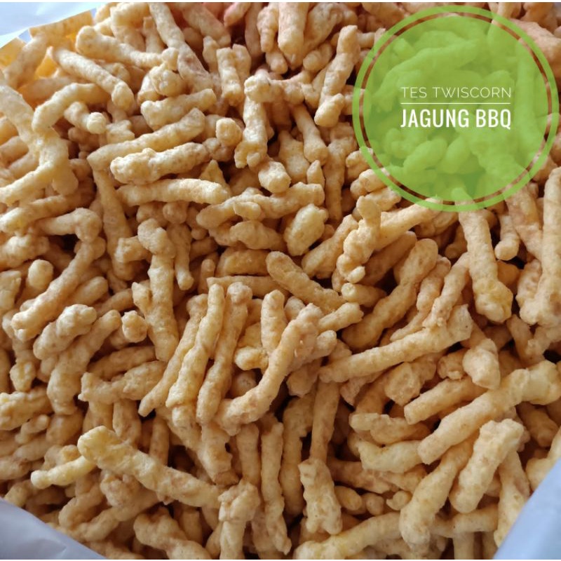 

Snack Makanan Ringan Tes Twiscorn Rasa Jagung BBQ Camilan Sehat Jajan Lebaran Murah