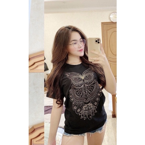 RD FASHION KAOS OWL ( LD 87cm Pj 58cm)