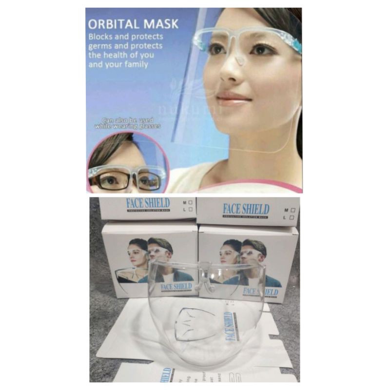 READY STOK FACE SHIELD KACAMATA IMPOR DAN FACE SHIELD AKRILIK IMPOR. FACE SHIELD ACRILIC