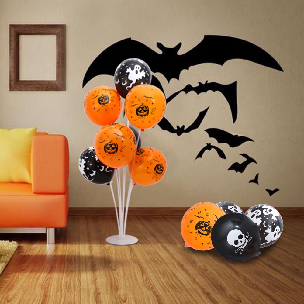 20pcs Balon Latex Motif Print Labu Halloween Ukuran 12 Inci Untuk Dekorasi Pesta