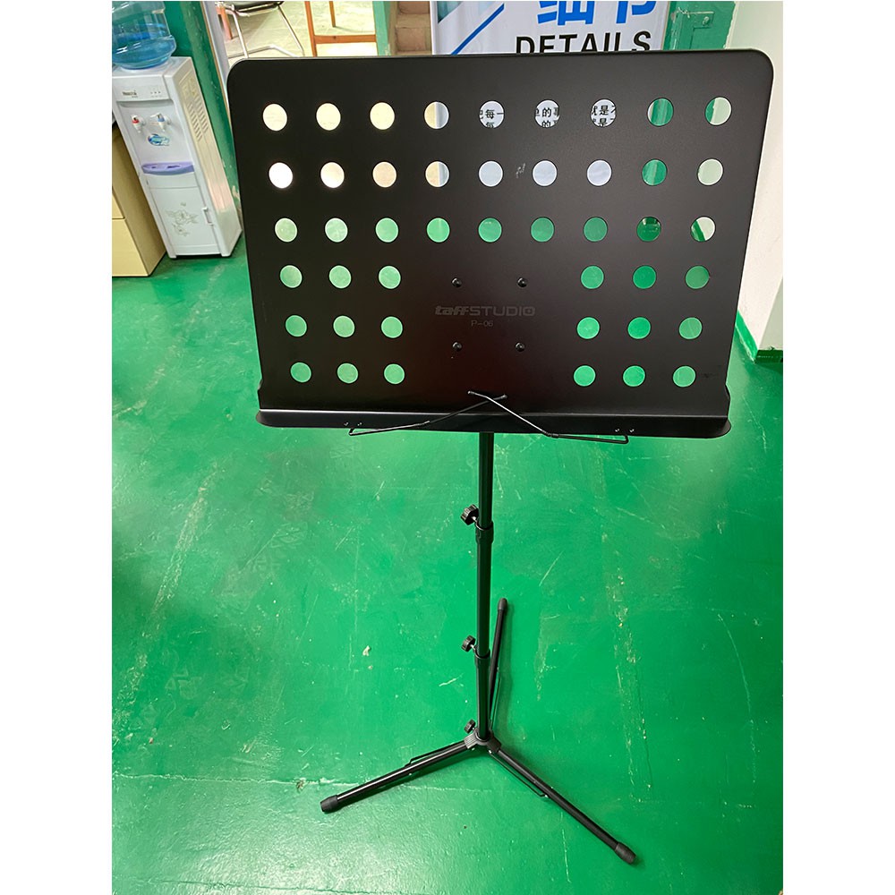 Stand PARTITUR / STAND QURAN / STAND TAB / STAND IPAD / STAND BUKU MUSIK + Board - P-06 - Black