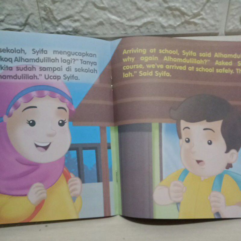 Buku Cerita Aku Bilang Alhamdulillah / Bilingual