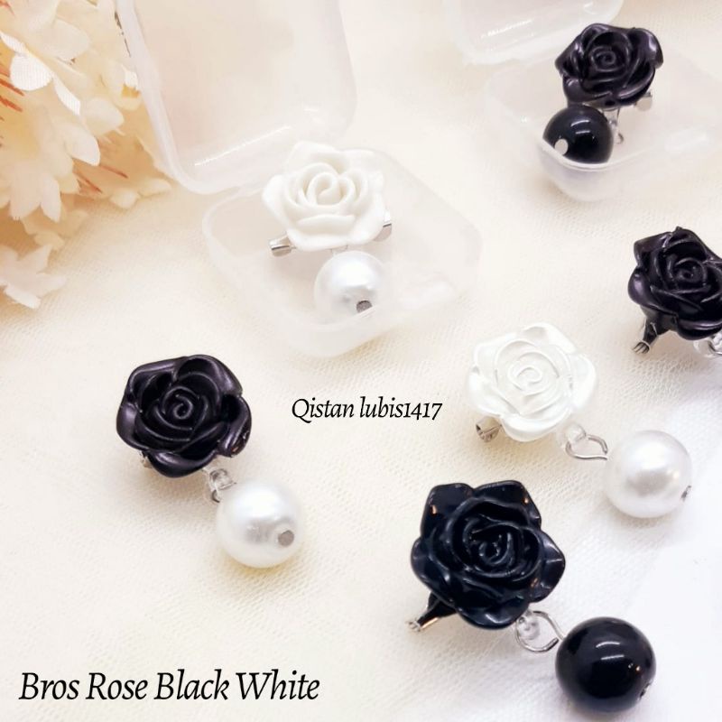 Bros Rose Black White