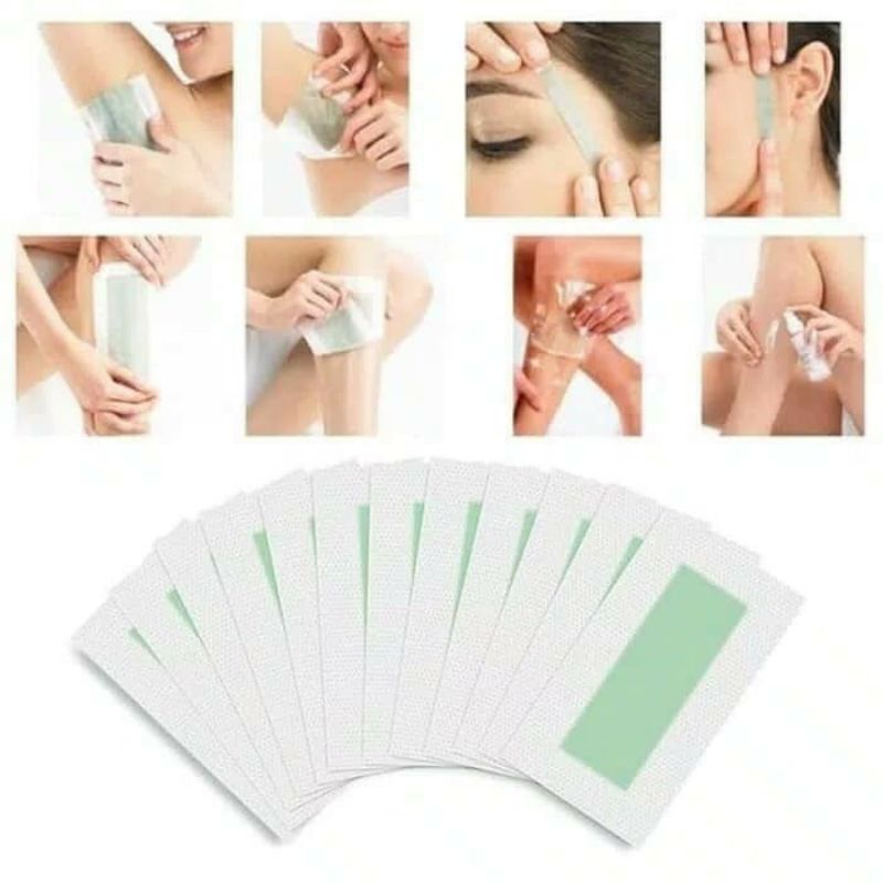 Cold Wax Hair Removal Strip Waxing Strip Paper Wax Pencabut Bulu