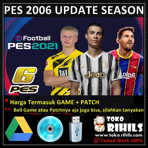 Pro Evolusion Soccer 6 Pes 2006 Patch Season Terbaru Game untuk Komputer PC Laptop